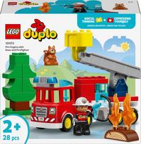 LEGO DUPLO TOWN Wóz strażacki z wężem i strażakiem 10473